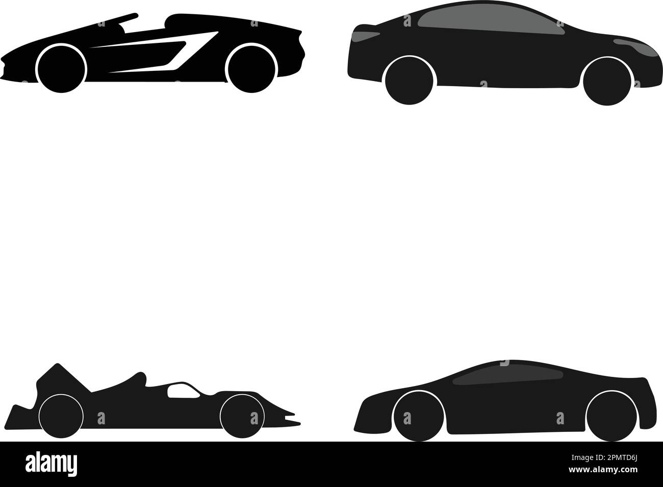 illustration vectorielle d'icône de voiture de course Illustration de Vecteur