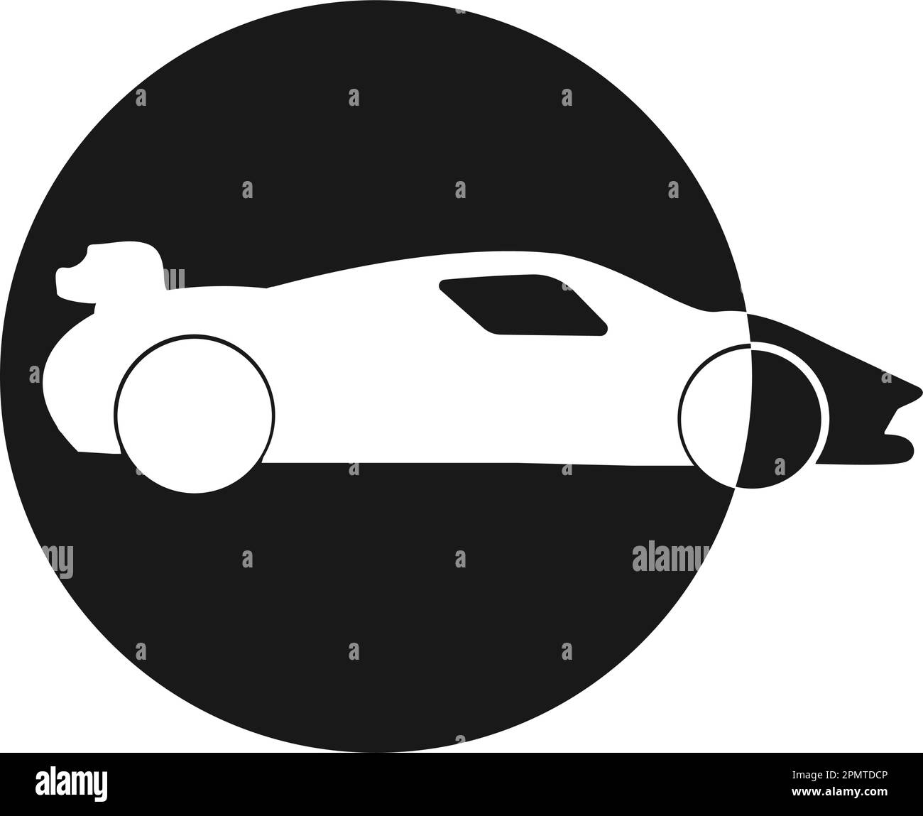 illustration vectorielle d'icône de voiture de course Illustration de Vecteur