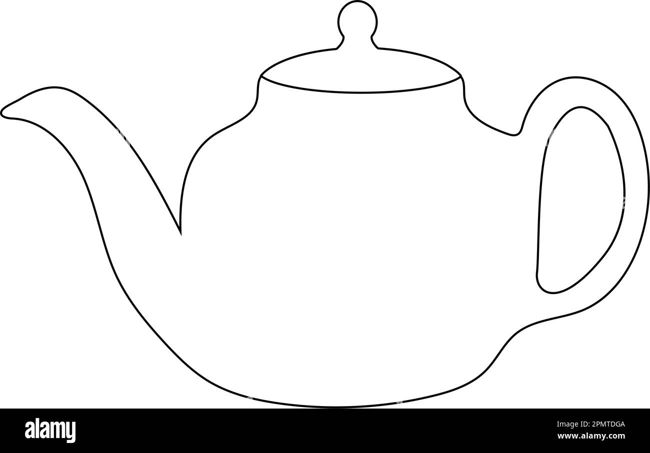 motif d'illustration vectoriel d'icône de théière Illustration de Vecteur
