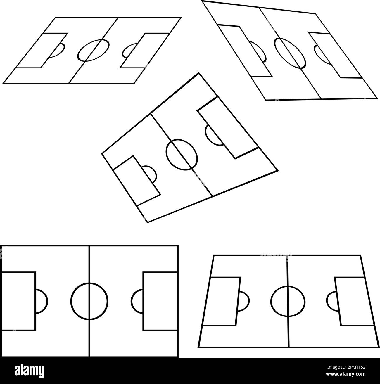 motif d'illustration d'icône de terrain de football Illustration de Vecteur