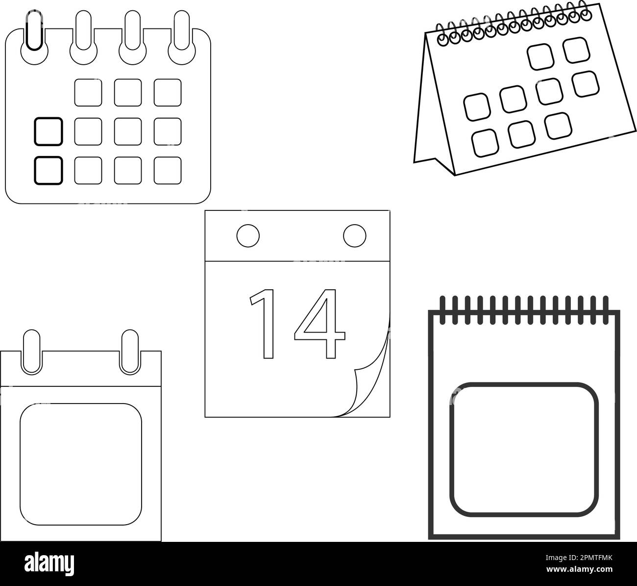 illustration vectorielle d'icône de calendrier Illustration de Vecteur