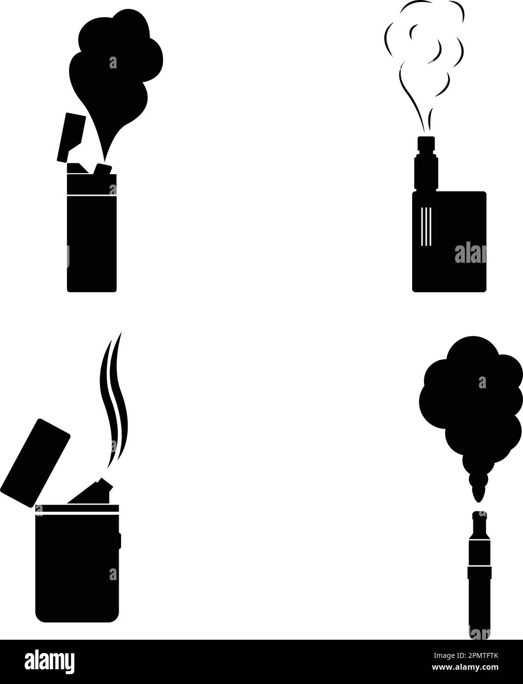 Logo Vaping.conception de modèle d'illustration vectorielle Illustration de Vecteur