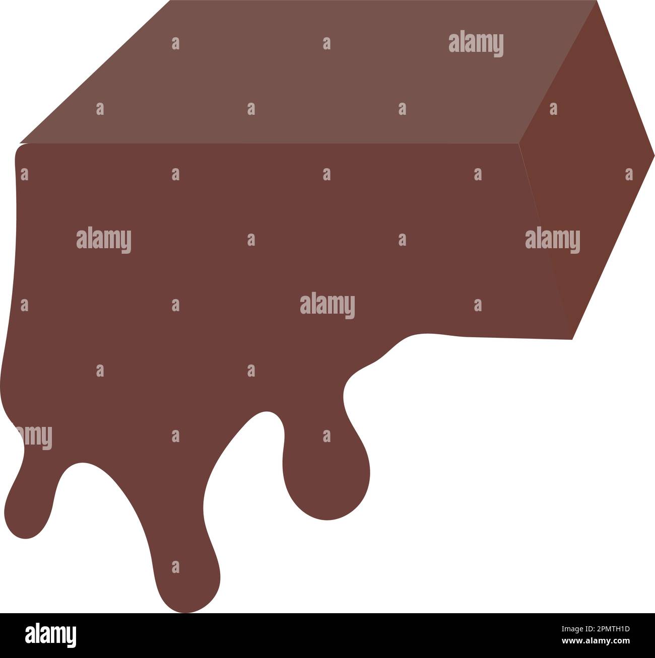 Symbole d'illustration d'icône de vecteur chocolat Illustration de Vecteur
