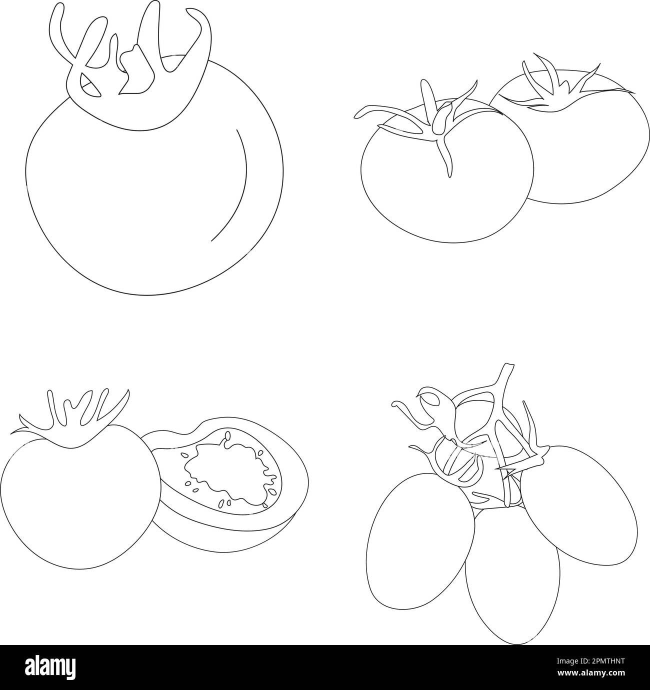 illustration représentant une icône fruit de tomate Illustration de Vecteur