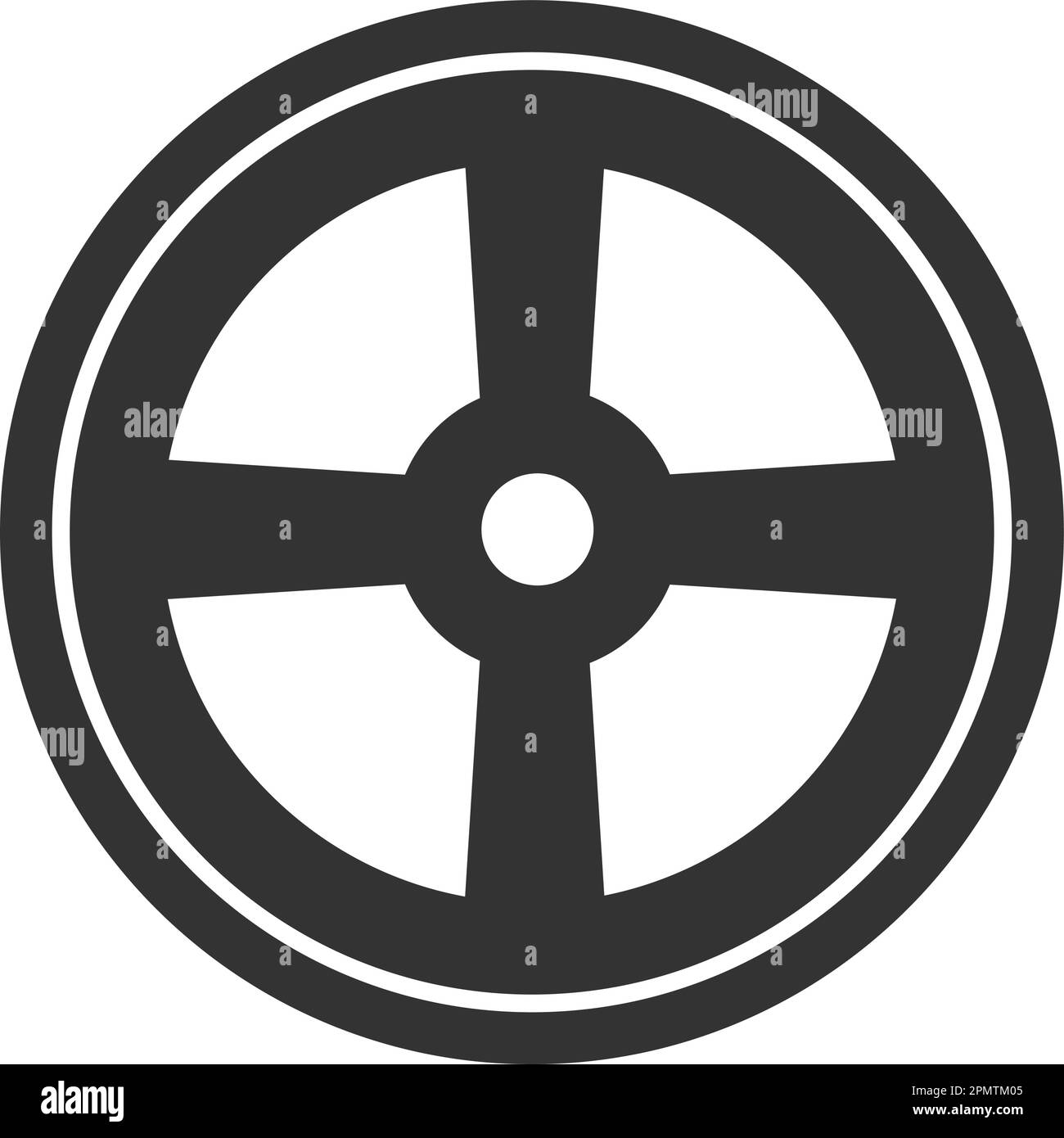illustration vintage représentant un vecteur de roue en bois Illustration de Vecteur