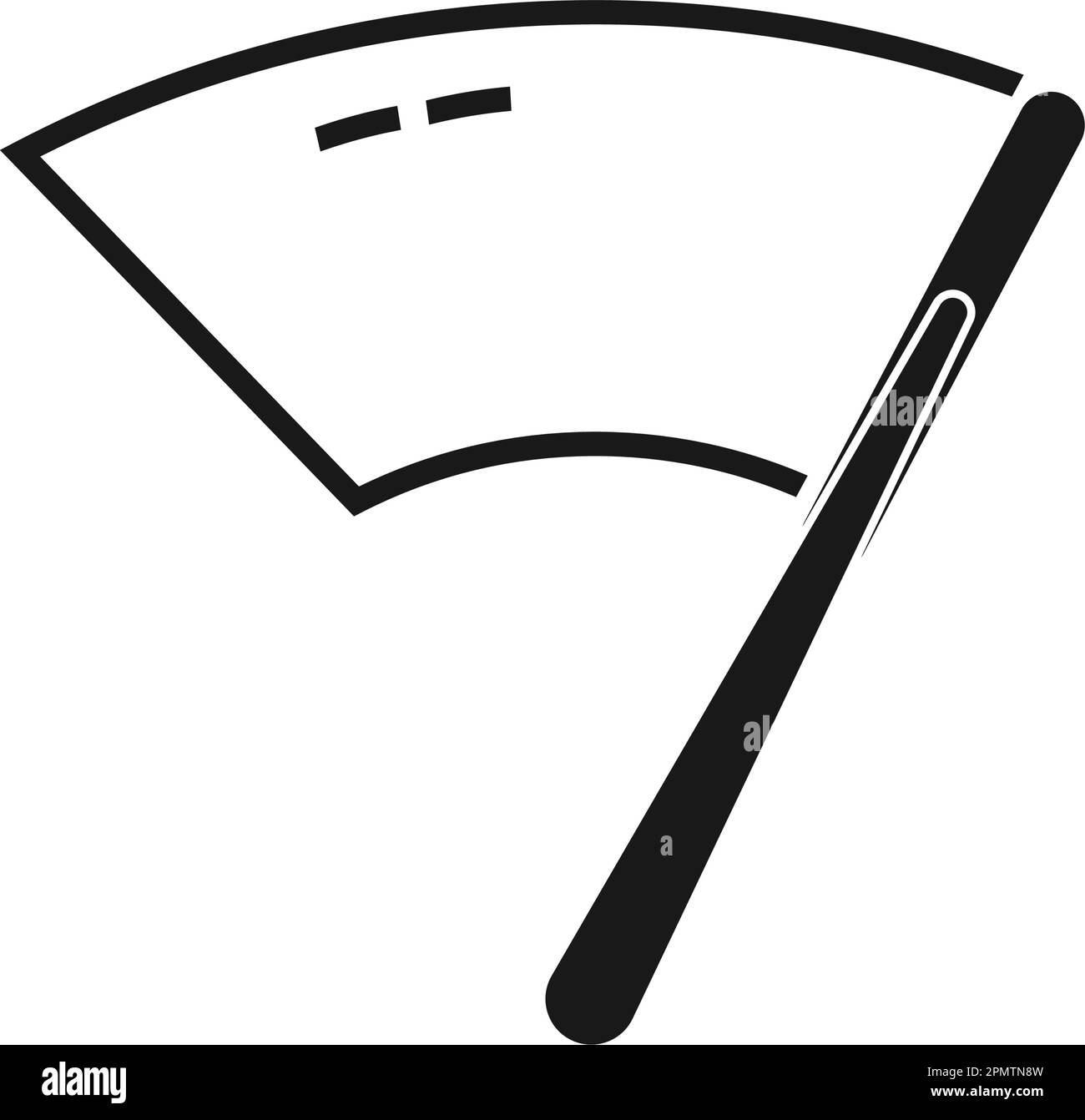 Symbole d'illustration vectorisé d'icône d'essuie-glace Illustration de Vecteur