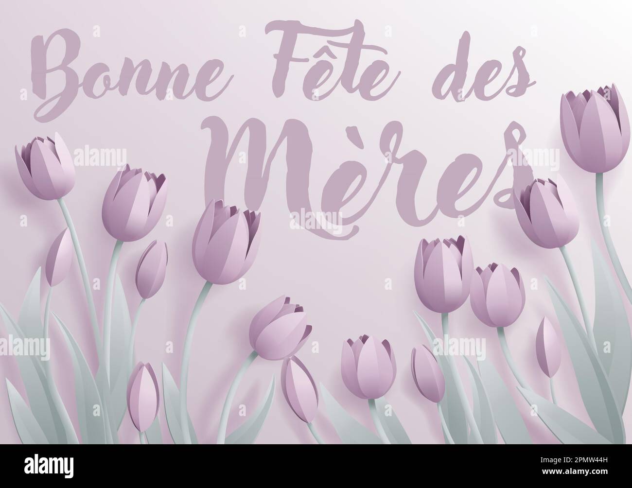 Fête des mères française bonne tête des Meres Design Illustration de Vecteur