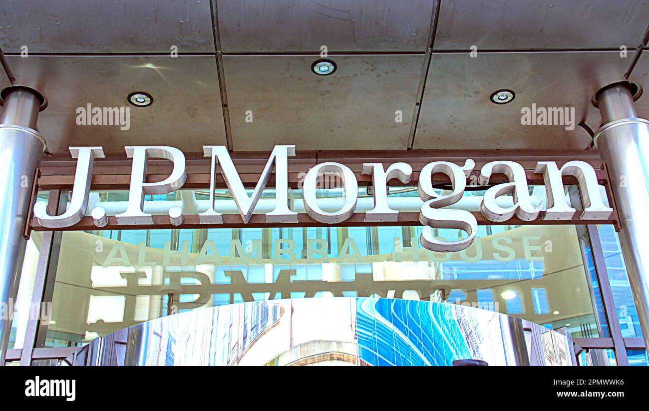 signe jp morgan Banque D'Images