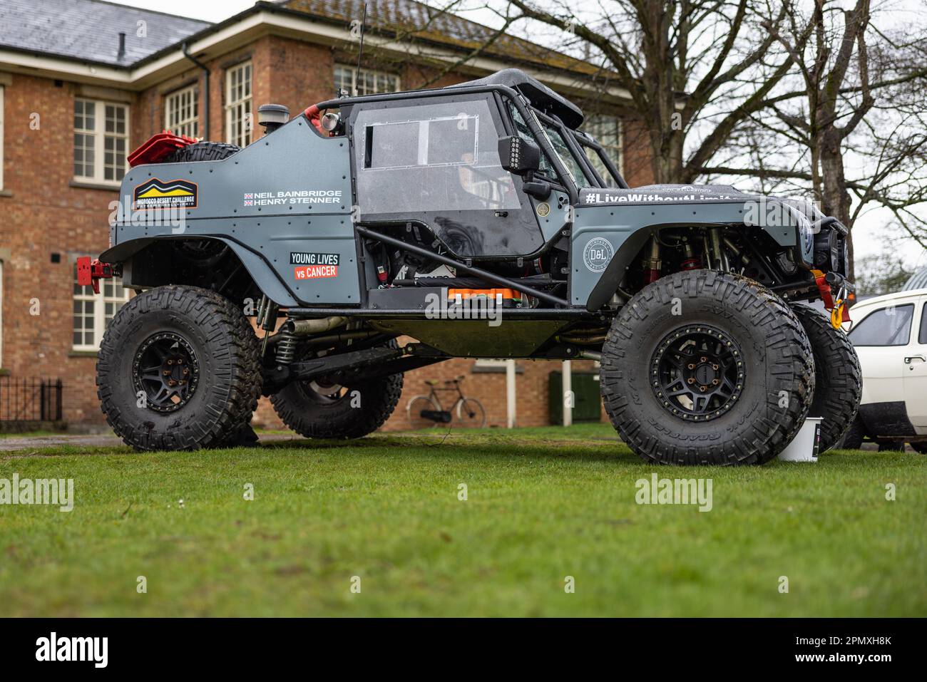 1971 Land Rover 109, exposé à l'Assemblée Motorsport qui s'est tenue au Bicester Heritage Centre le 26th mars 2023. Banque D'Images