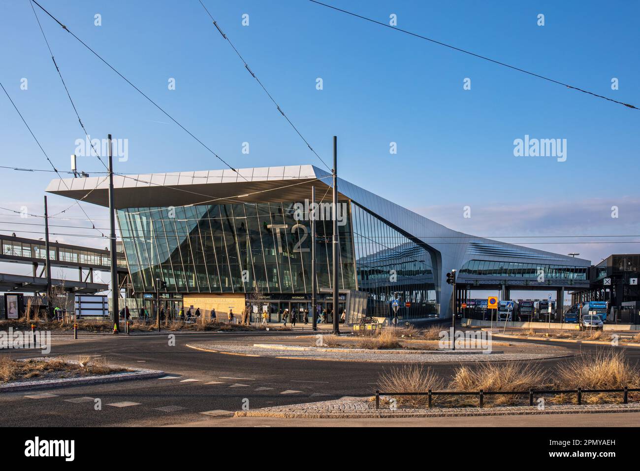 Länsitermnaali 2 ou West terminal 2 dans le district de Länsisatama ou Jätkäsaari à Helsinki Banque D'Images
