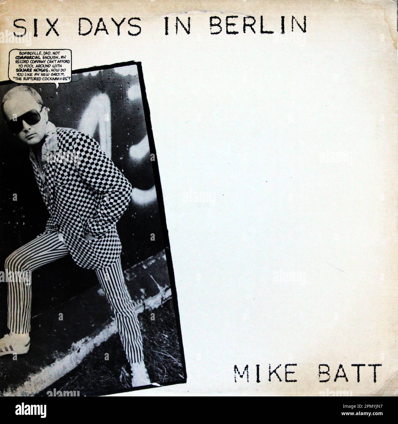 Mike Batt: LP gramophone record 'six Days in Berlin', couverture Banque D'Images