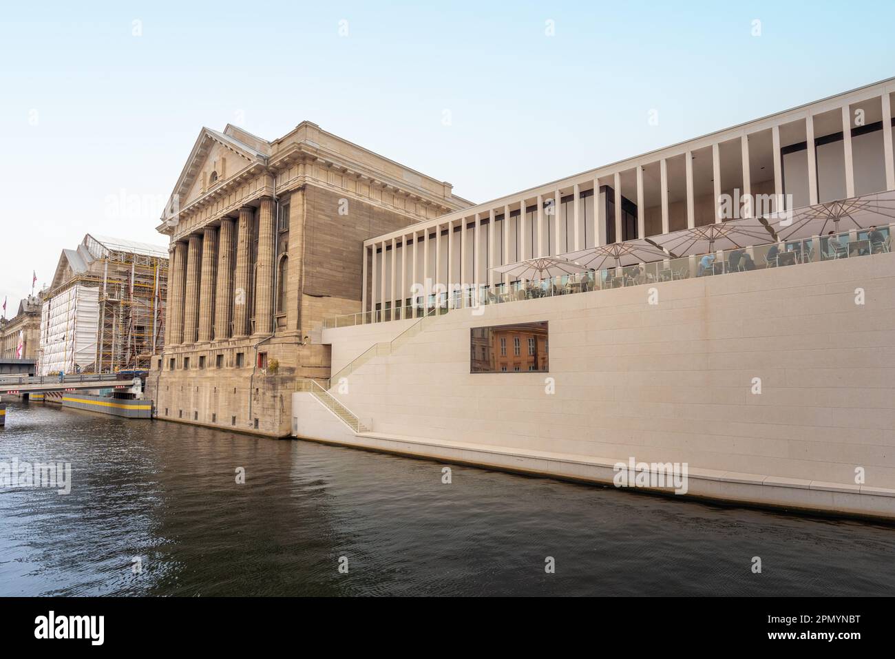 Galerie James Simon et Musée Pergamon de l'île aux musées - Berlin, Allemagne Banque D'Images