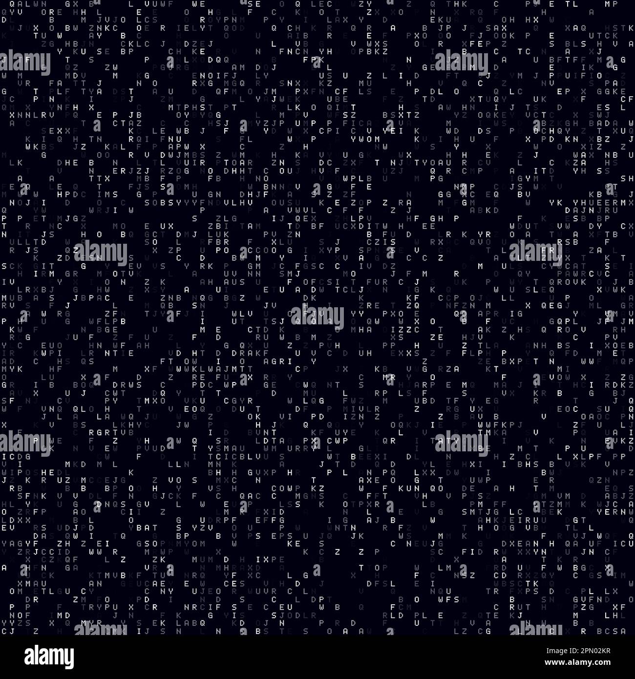 Formation technique. Arrière-plan de lettres de l'alphabet blanc clairsemées. Grand motif sans couture. Illustration vectorielle attrayante. Illustration de Vecteur