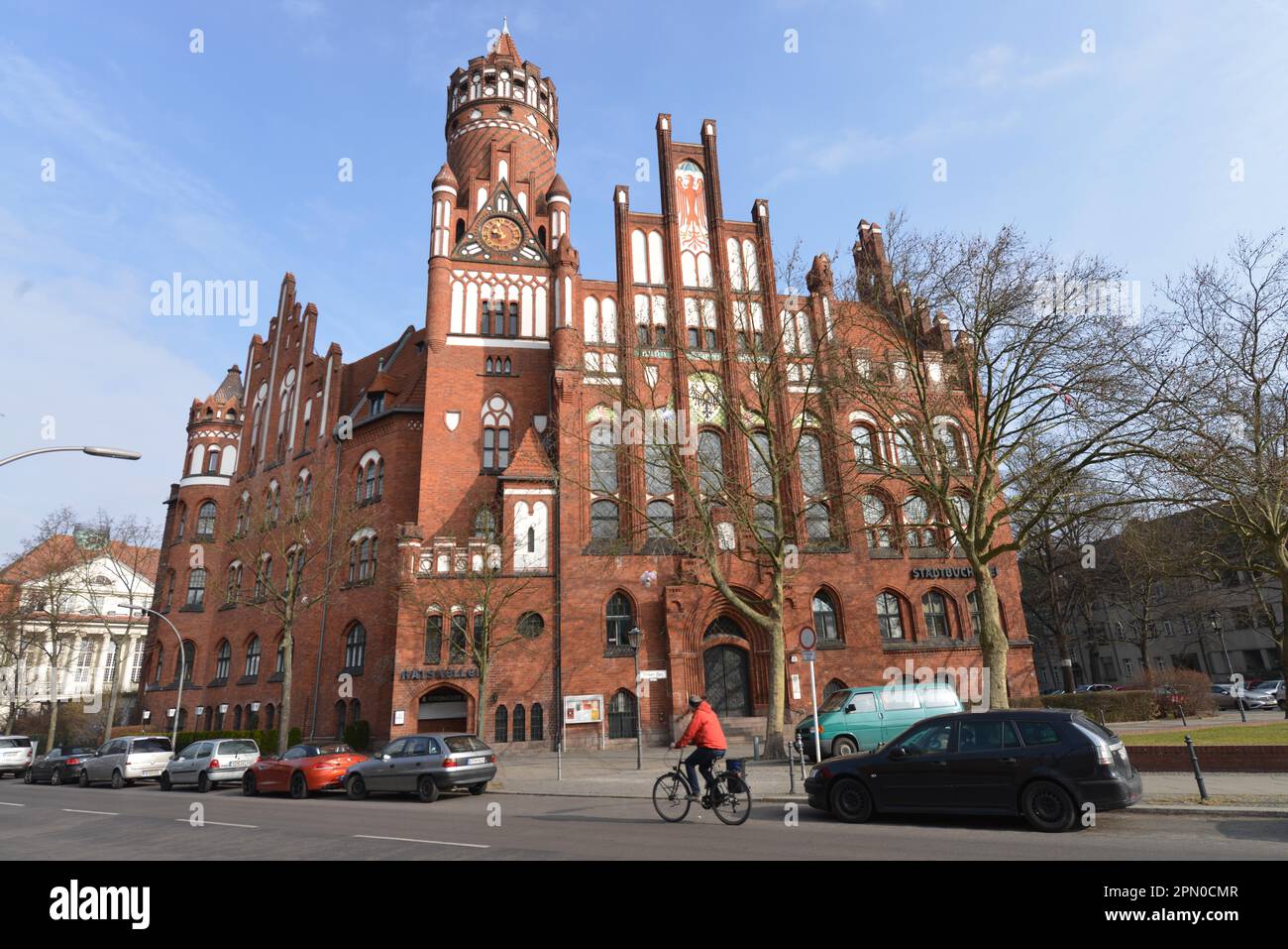 Schmargendorf Town Hall, Am Berkaer Stein, Wilmersdorf, Berlin, Allemagne Banque D'Images