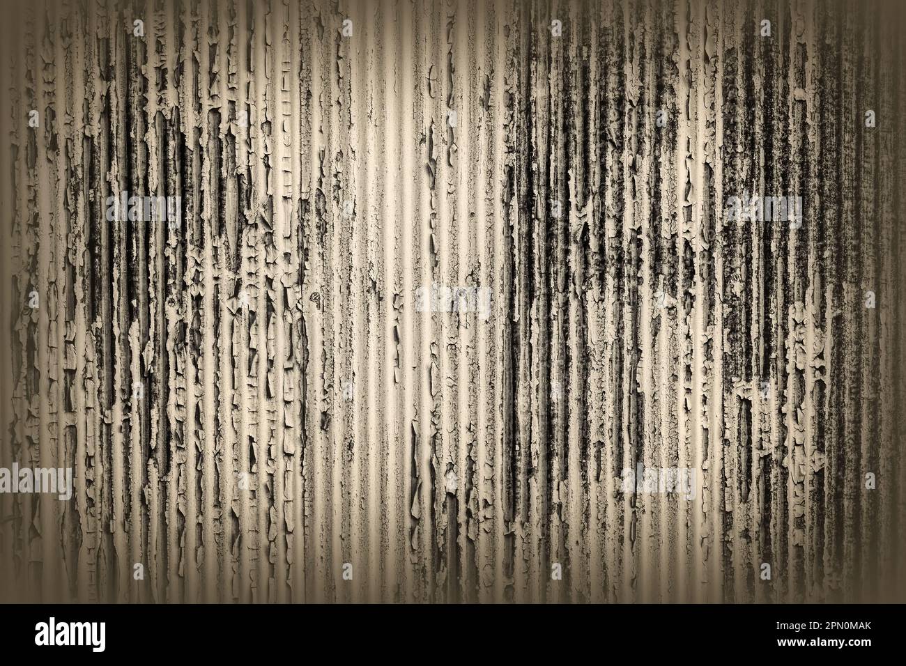 vieux fer de toiture que la surface est écaillage et endommagé en sépia avec l'espace de copie pour un design Banque D'Images