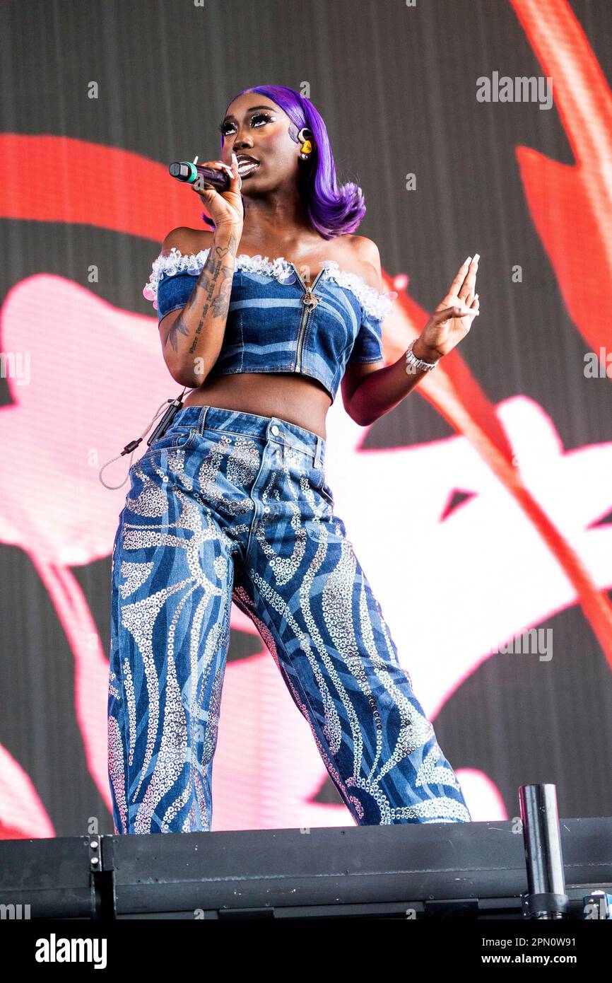 Flo Milli performs at the Coachella Music and Arts Festival at the