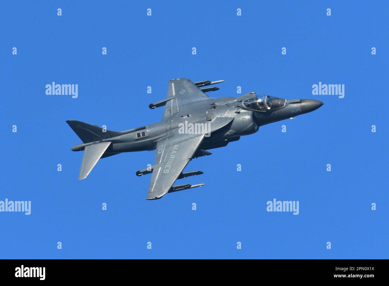 Préfecture de Kanagawa, Japon - 04 mai 2017 : corps des Marines des États-Unis Boeing AV-8B Harrier II de VMA-311 Tomcats. Banque D'Images