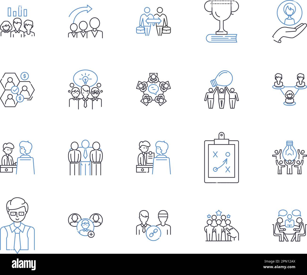 collection d'icônes pour les contours des droits civils. civil, droits, activisme, égalité, justice, jeu de concepts de discrimination, de vecteur d'intégration et d'illustration Illustration de Vecteur