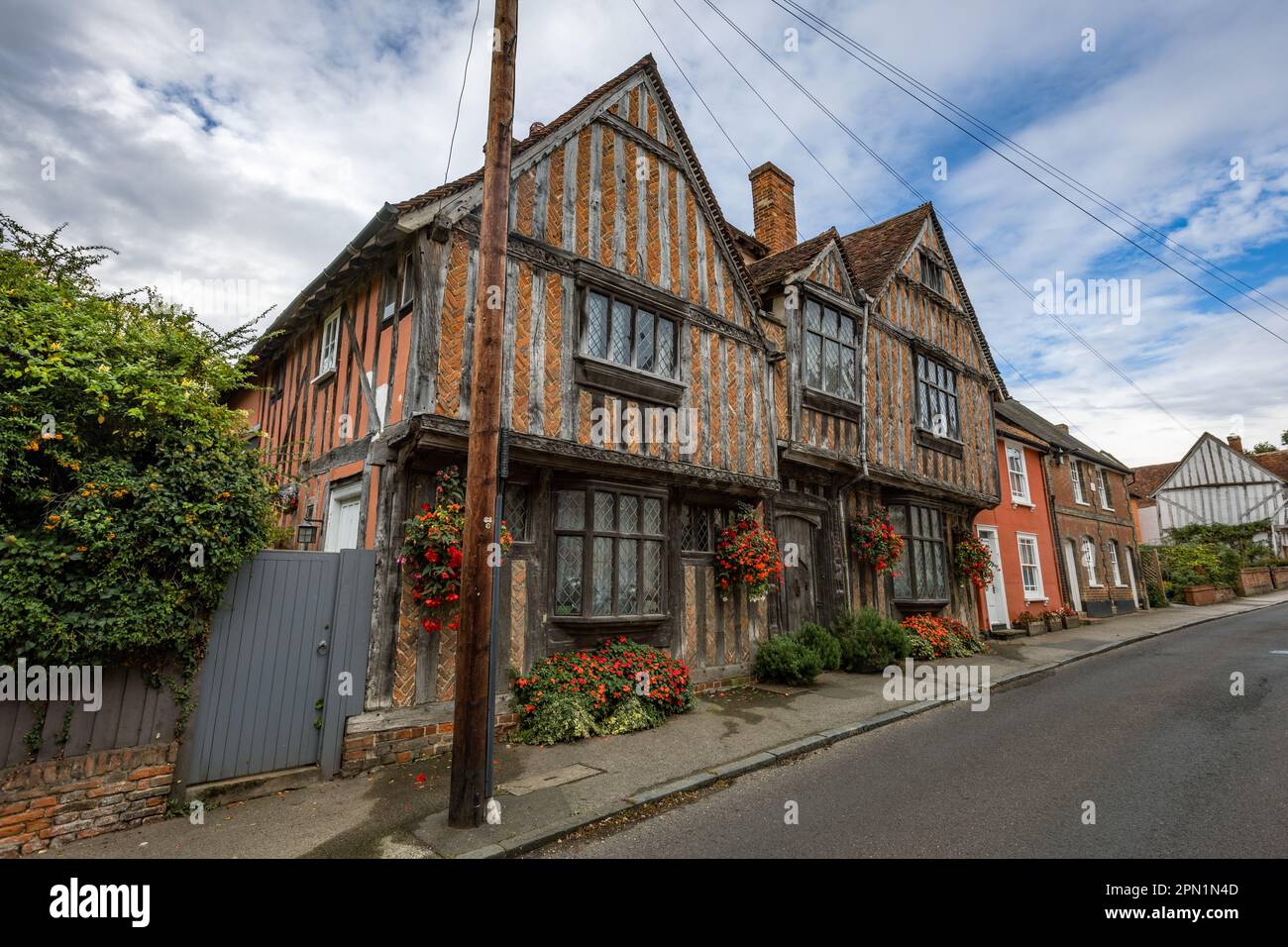 Maison de Vere à Lavenham le 12th octobre 2022 à Lavenham dans le Suffolk, Angleterre. Crédit : nouvelles SMP Banque D'Images