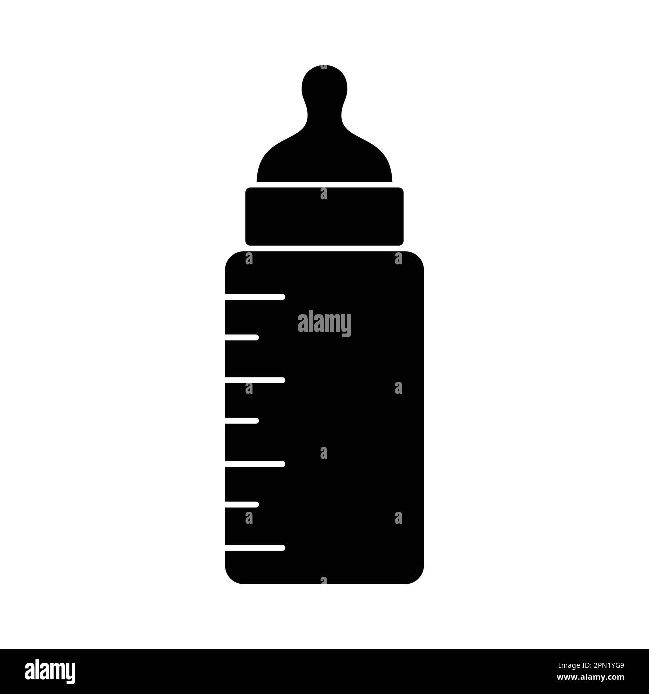 icône vectorielle plate pour biberon Illustration de Vecteur