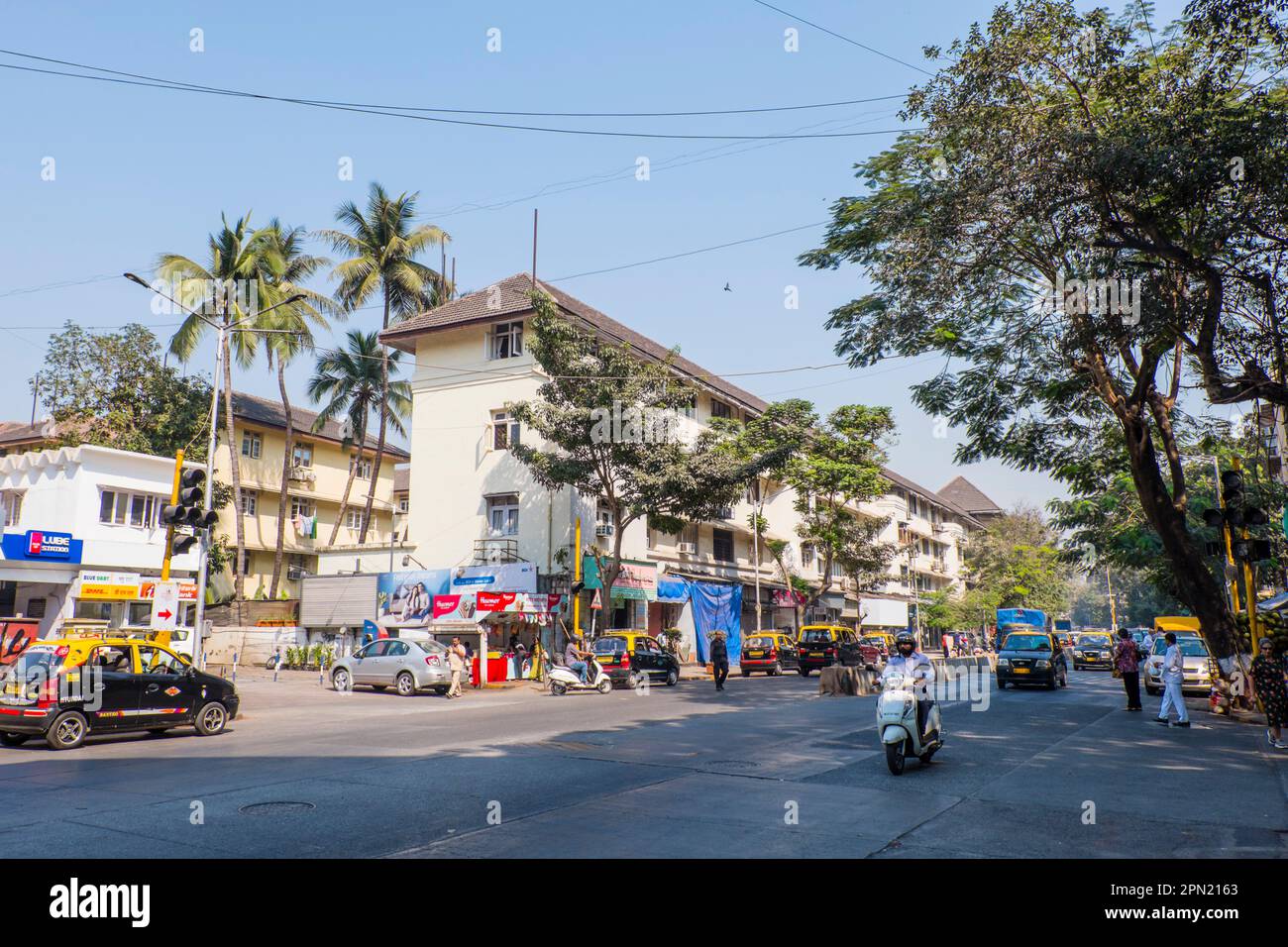 Colaba Causeway, Mumbai, Inde Banque D'Images