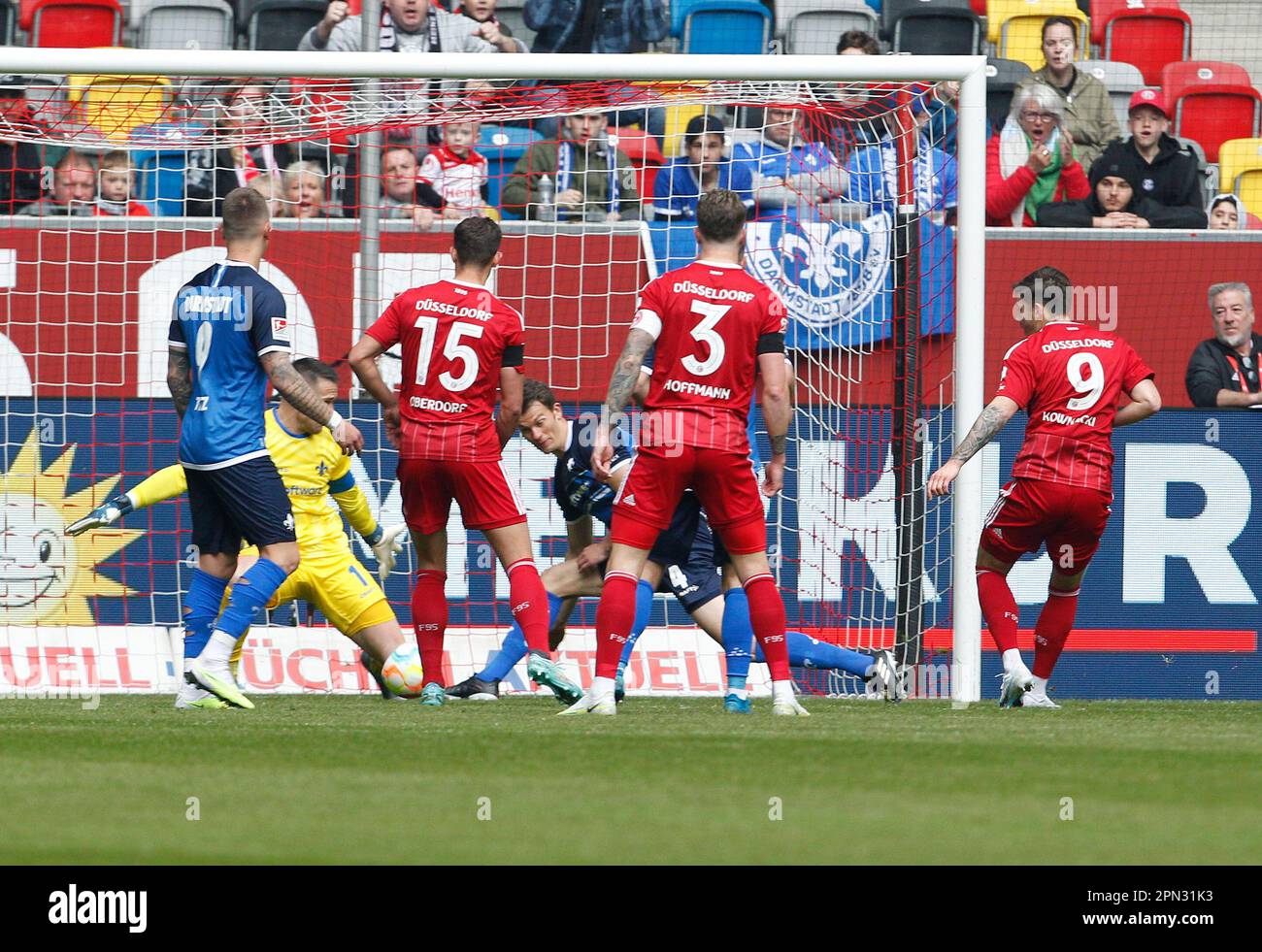 16 Avril 2023 Rhénanie Du Nord Westphalie Düsseldorf Football 2 Bundesliga Fortuna 