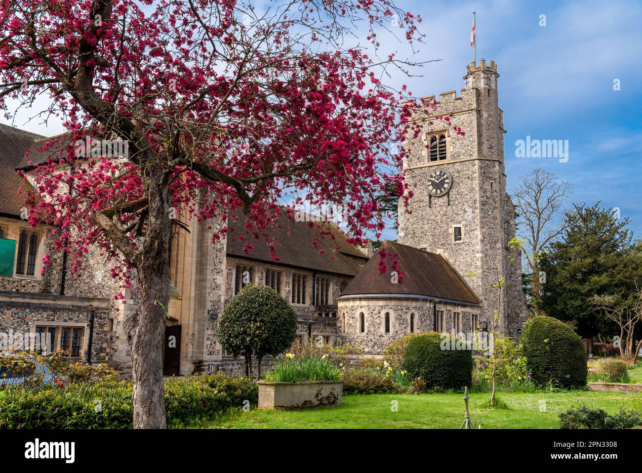 St. PETER et St. PAUL L'ÉGLISE PAROISSIALE DE BROMLEY Un membre des Églises ensemble dans le Vicaire central de Bromley Banque D'Images