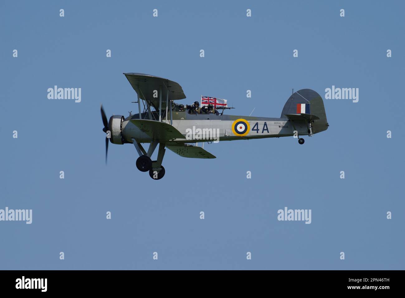 Airey espadon 1, WS856, W5856, 4A, G-BMGC, Shuttleworth Air Display, Old Warden, Angleterre, Banque D'Images