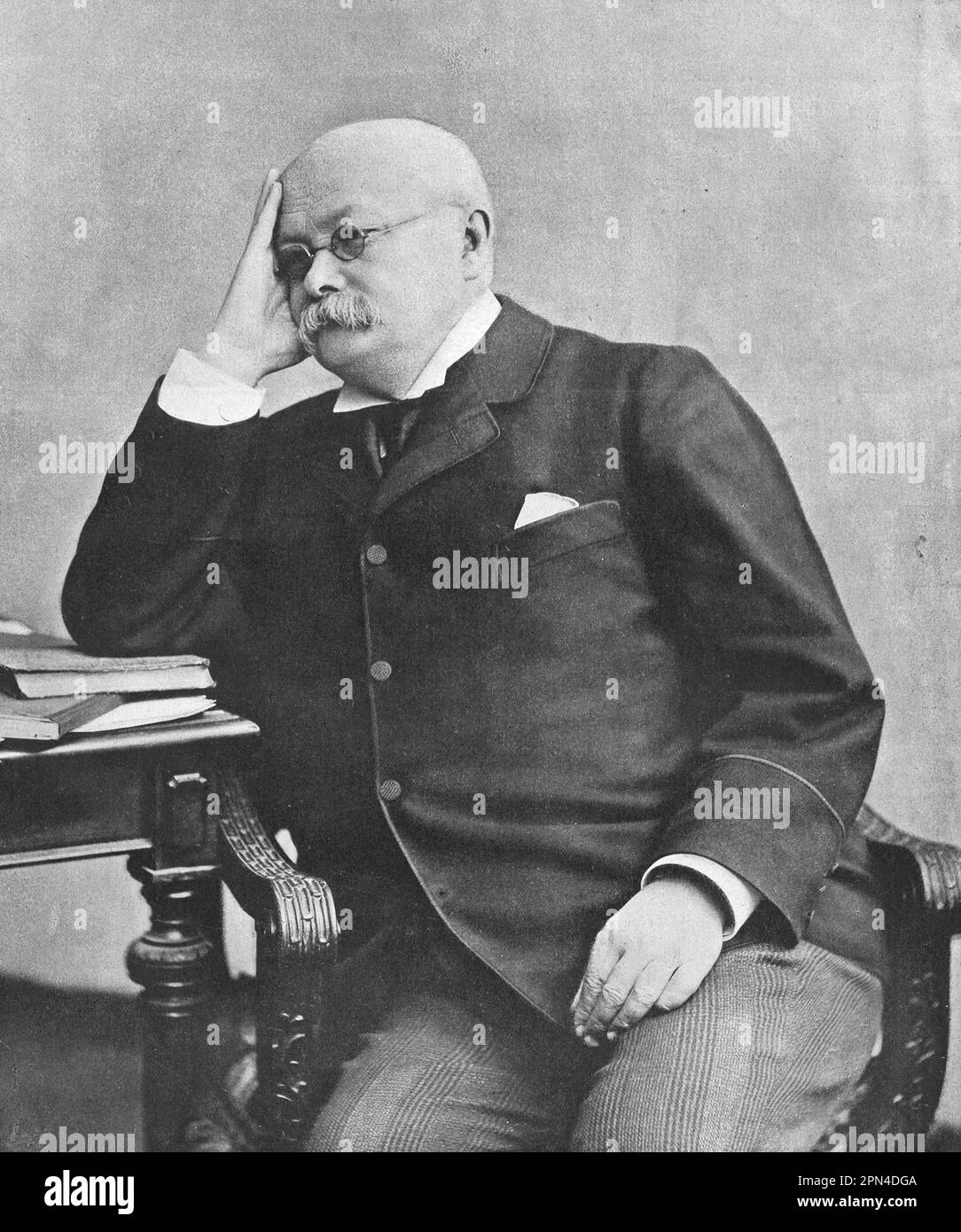 Pyotr Boborykin. Photo de 1910. Banque D'Images