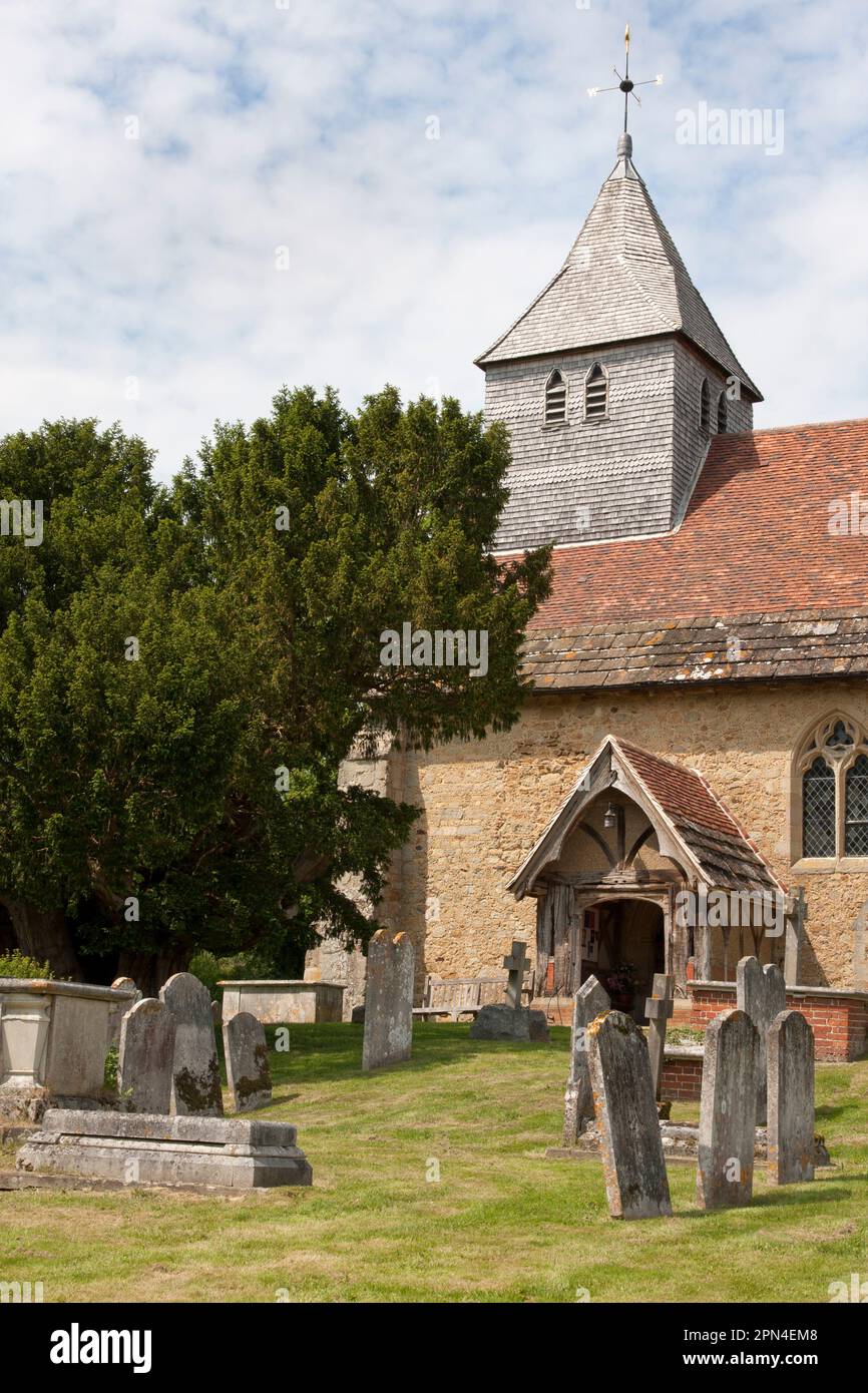 Église Saint-Marys et Toussaint, Dunsfold, Chiddingfold, Godalming, Surrey Banque D'Images