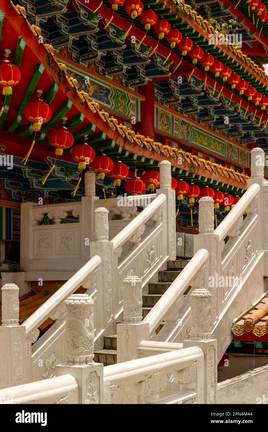 Le temple chinois Thean Hou, Kuala Lumpur, Malaisie Banque D'Images