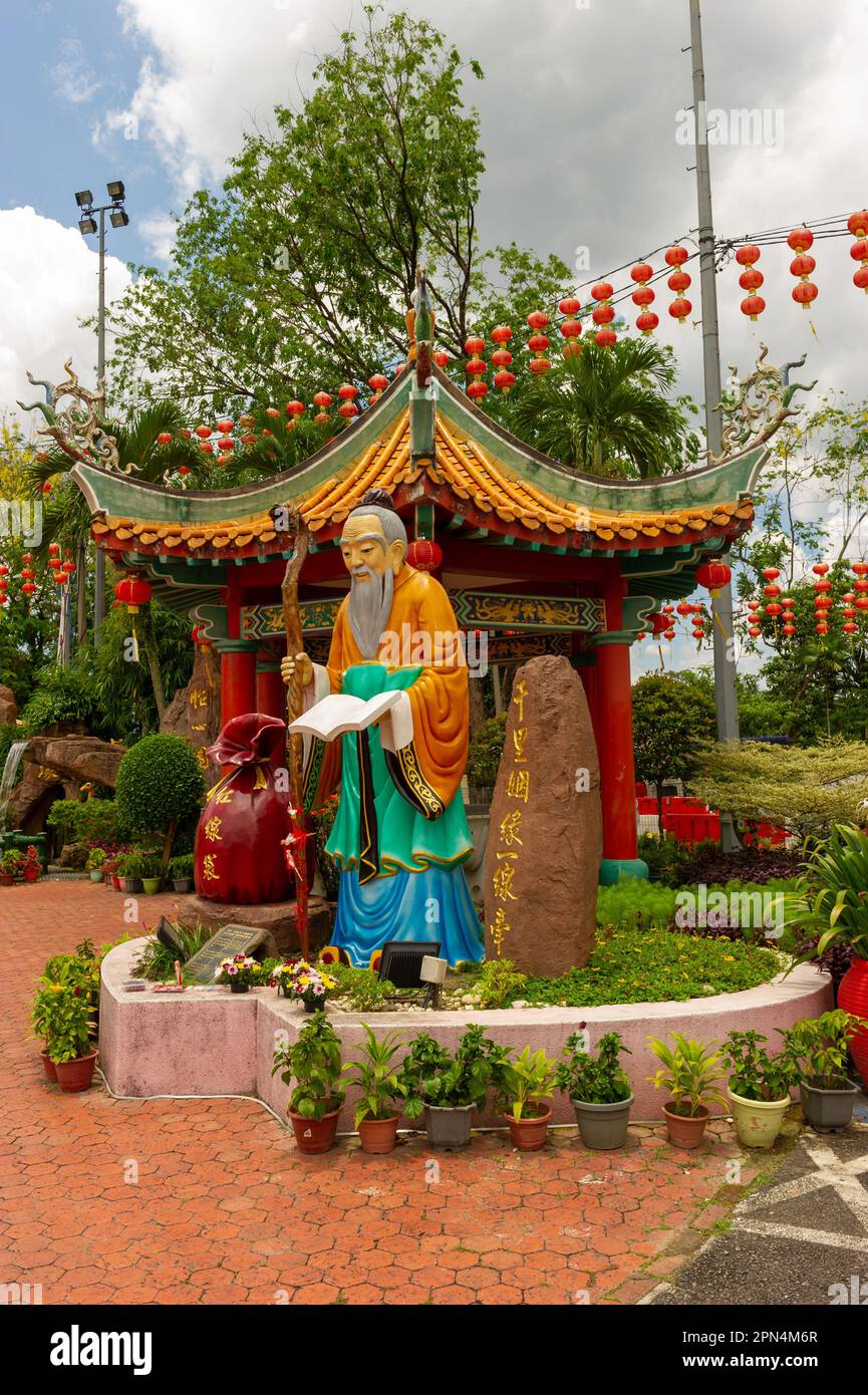 Le temple chinois Thean Hou, Kuala Lumpur, Malaisie Banque D'Images
