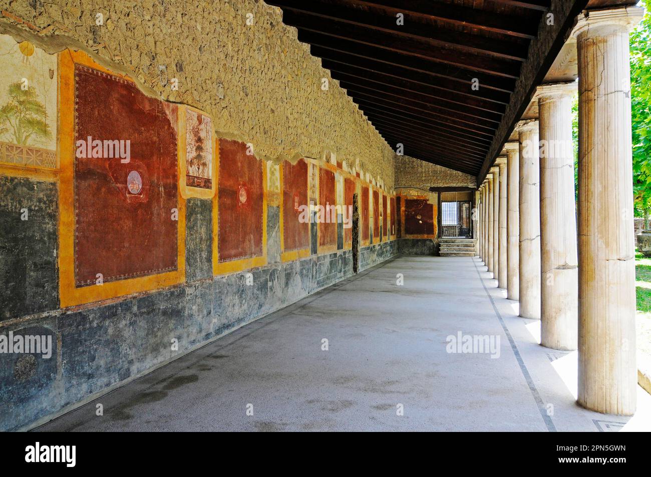 Villa historique San Marco, Castellammare di Stabia, Campanie, Italie Banque D'Images