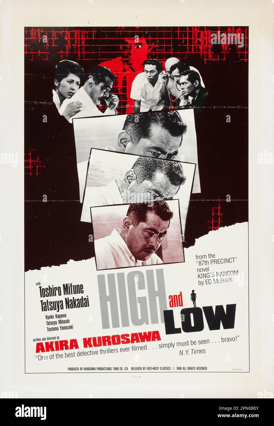 HIGH AND LOW (1963) -titre original: TENGOKU TO JIGOKU-, réalisé par AKIRA KUROSAWA. Crédit: Kurosawa production Co. / Album Banque D'Images