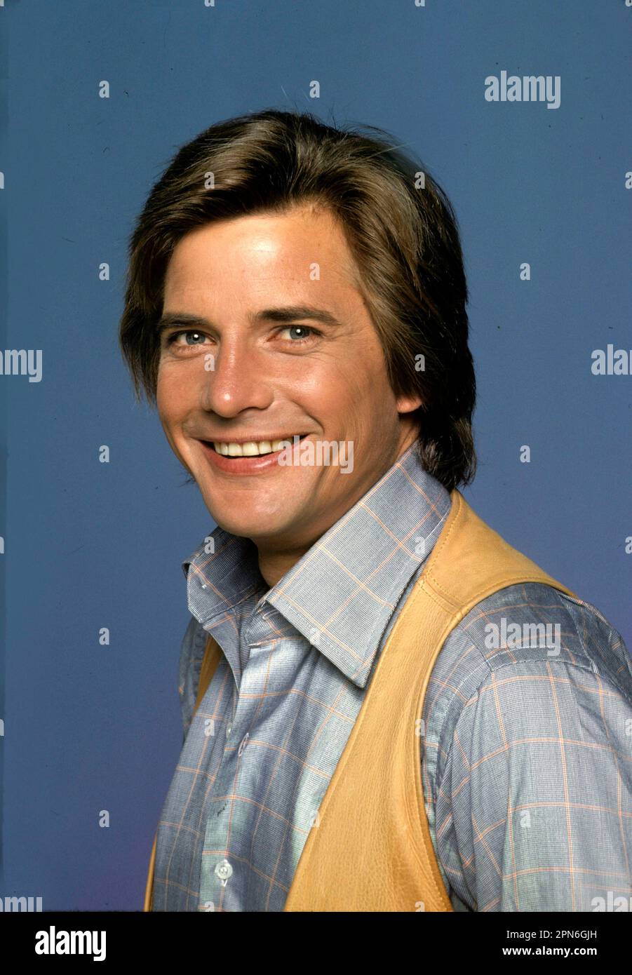 DIRK BENEDICT dans LA BATAILLE DE GALACTICA (1978), dirigé par RICHARD A. COLLA. Crédit : PHOTOS / Album UNIVERSEL Banque D'Images