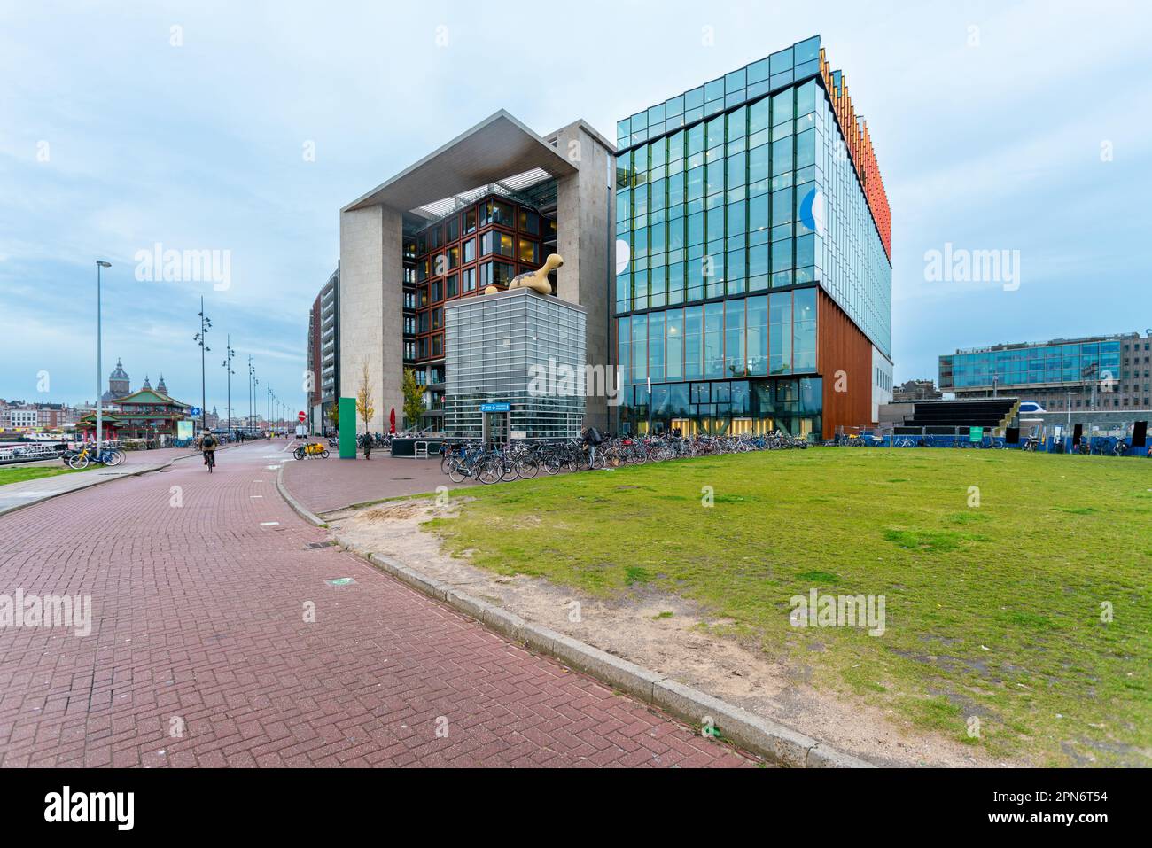 OBA Oosterdok Library and Conservatorium Amsterdam, pays-Bas Banque D'Images