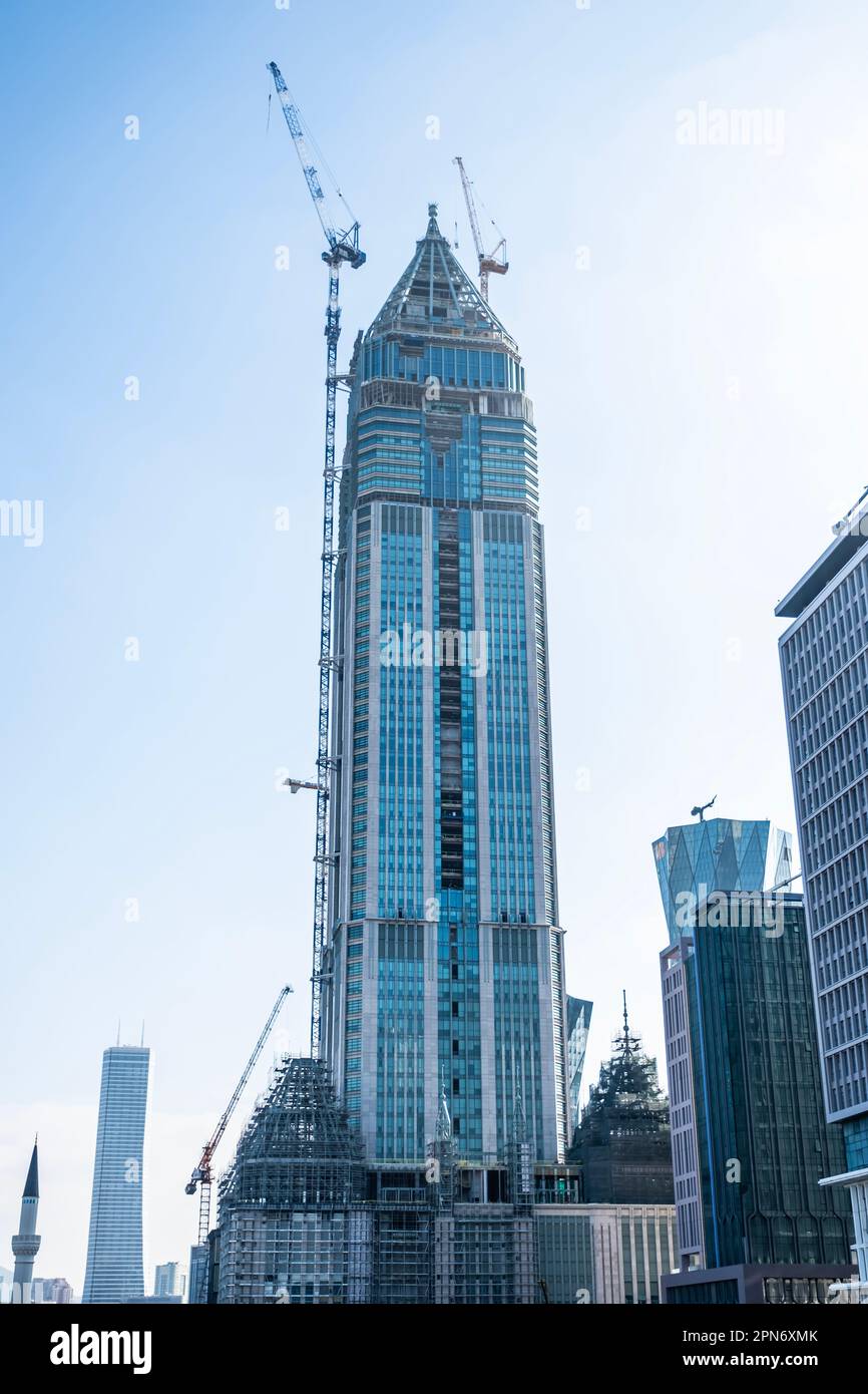Istanbul, l'une des plus grandes villes du monde, va devenir un centre financier encore plus important avec l'ouverture d'un nouveau centre financier et Banque D'Images