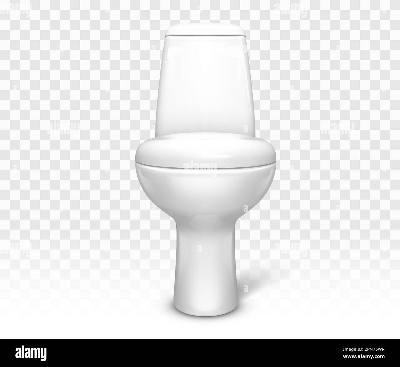 Illustration De Piston De Toilette 3d Avec Un Design Isolé De Fond  Transparent