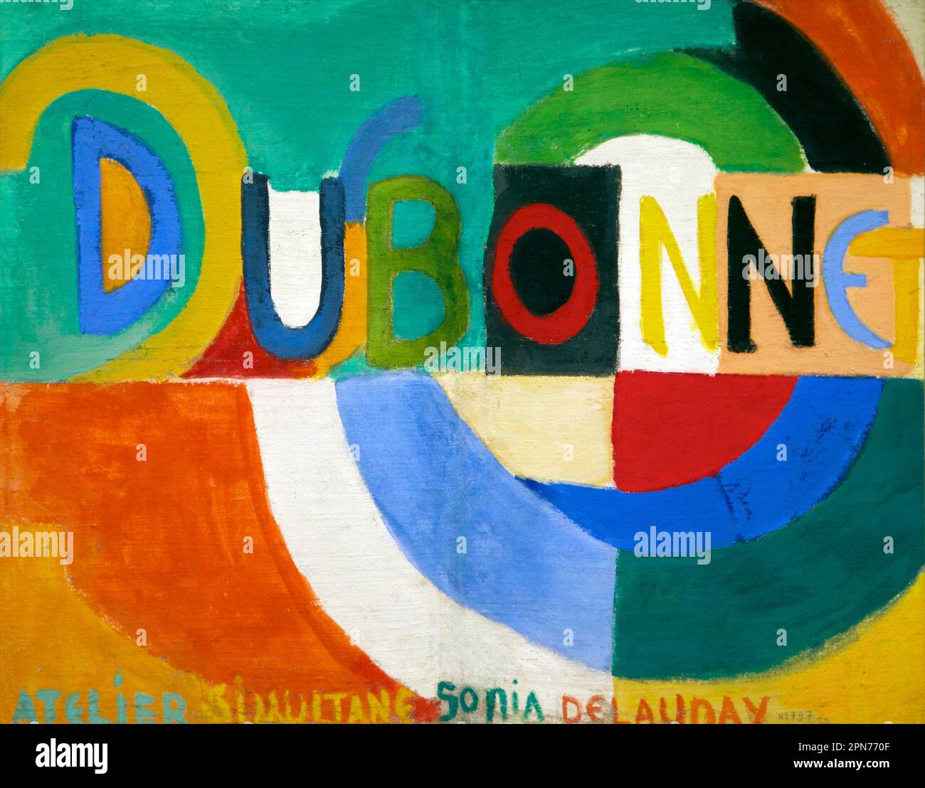 Dubonnet, Sonia Delaunay, 1914, Museo Nacional Centro de Arte Reina Sofía, Reina Sofia Museum of Modern Art, Madrid, Espagne, Banque D'Images