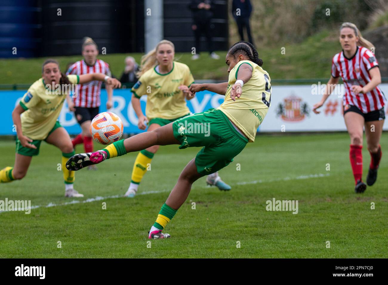 16 avril 2023. Shania Hayles. Barclays Women's Championship match entre