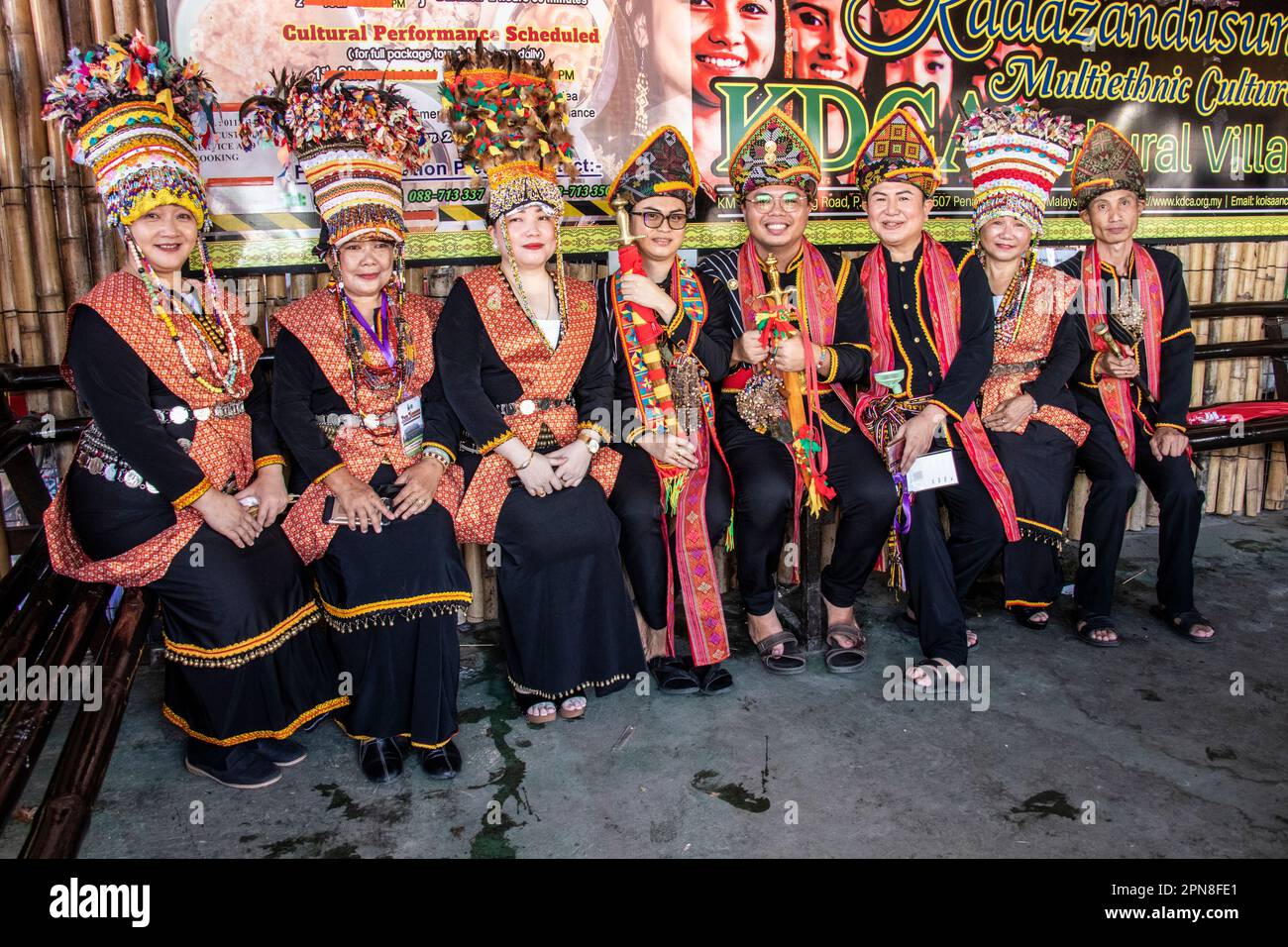 Pesta Kaamatan récolte festival 2022 au KDCA Penampang Sabah Bornéo Malaisie Banque D'Images