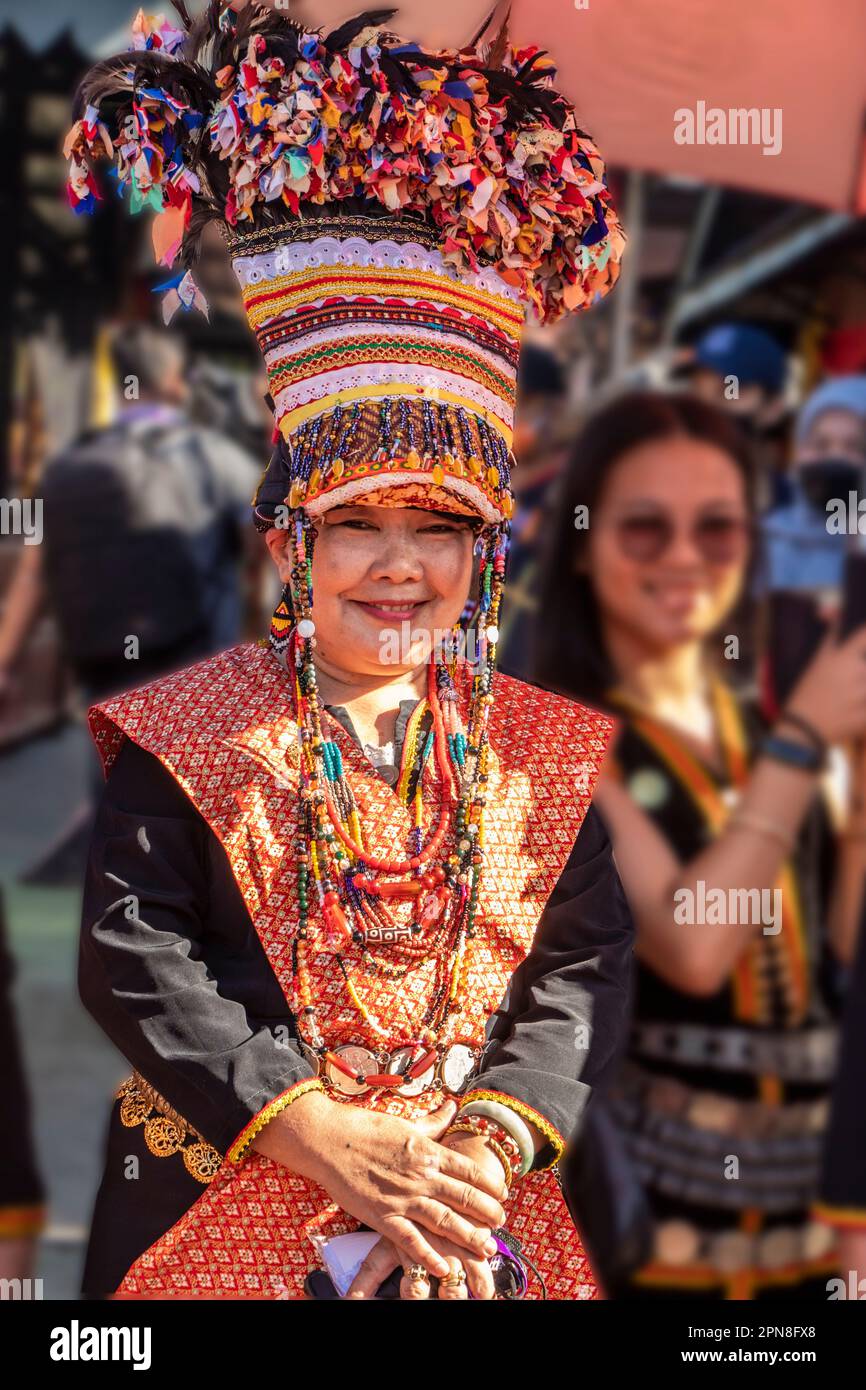 Pesta Kaamatan récolte festival 2022 au KDCA Penampang Sabah Bornéo Malaisie Banque D'Images