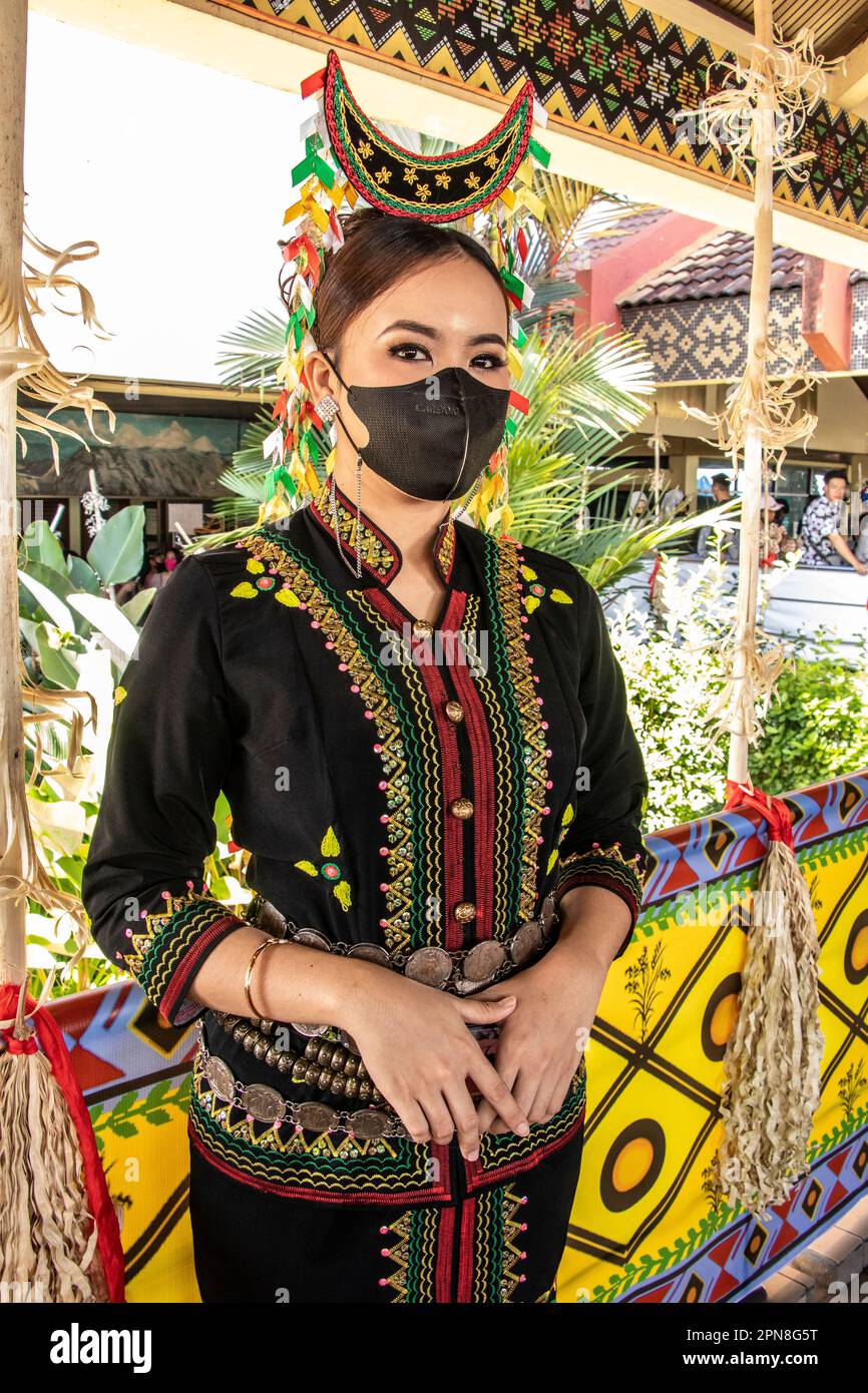 Pesta Kaamatan récolte festival 2022 au KDCA Penampang Sabah Bornéo Malaisie Banque D'Images