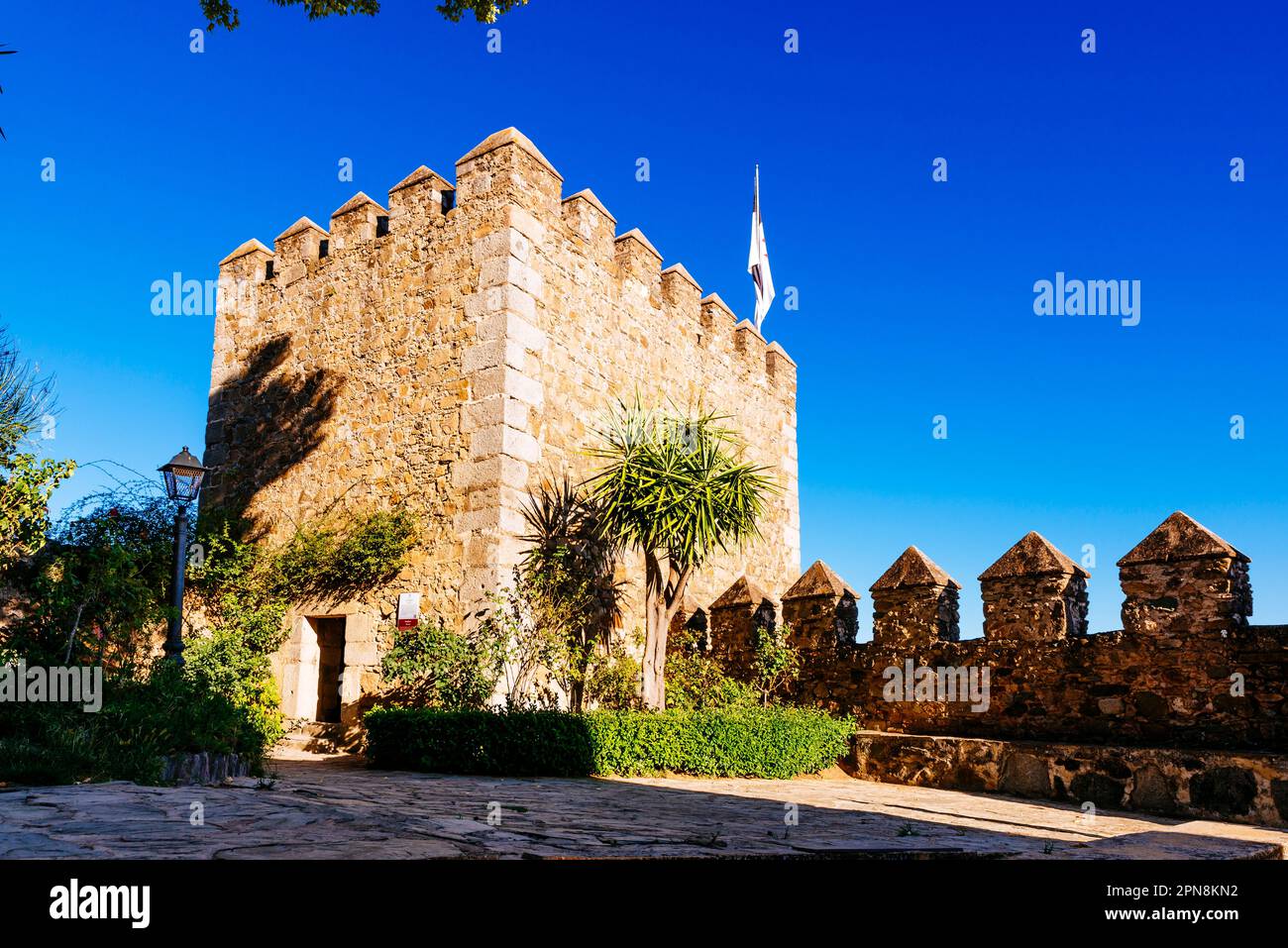 Tour Bloody. Une légende indique que dans la Tour sanglante, les derniers Knigts de l'ordre du Temple où décapité en raison de leur refus de donner la ville à Banque D'Images