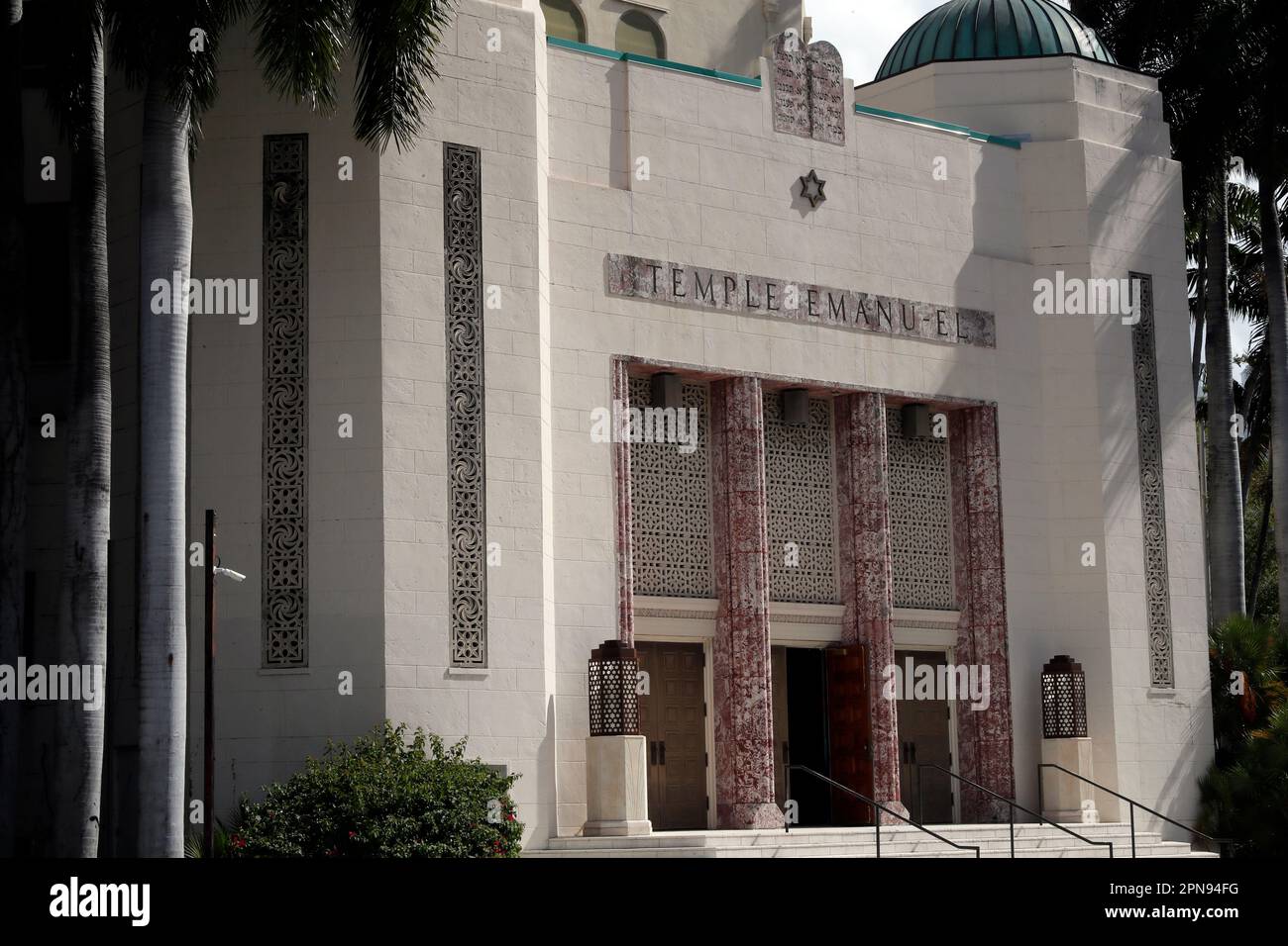 Temple Emmanuel. Synagogue juive. Banque D'Images