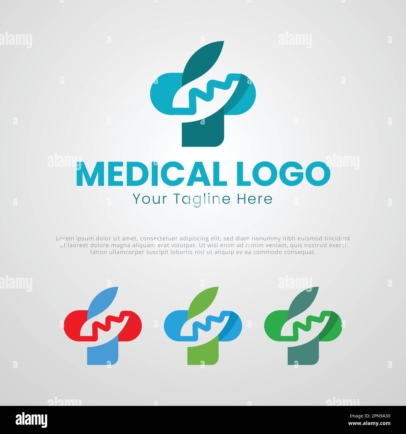 Modèle de conception du logo Health Care Illustration de Vecteur