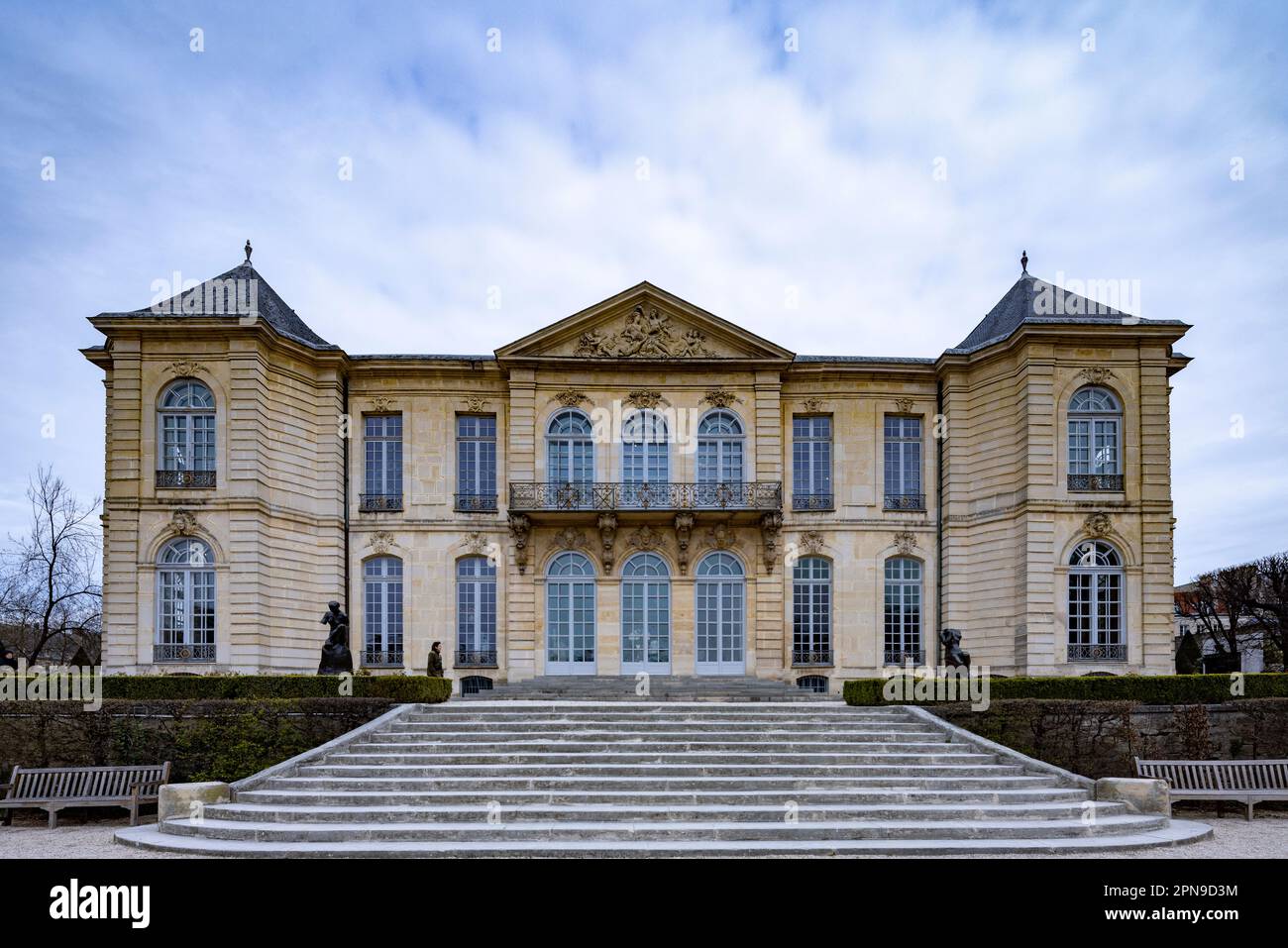 Hôtel Biron, connu d'abord comme l'Hôtel Peyrenc-de-Moras et plus tard comme l'Hôtel du Maine, , Musée Rodin, Paris, France Banque D'Images