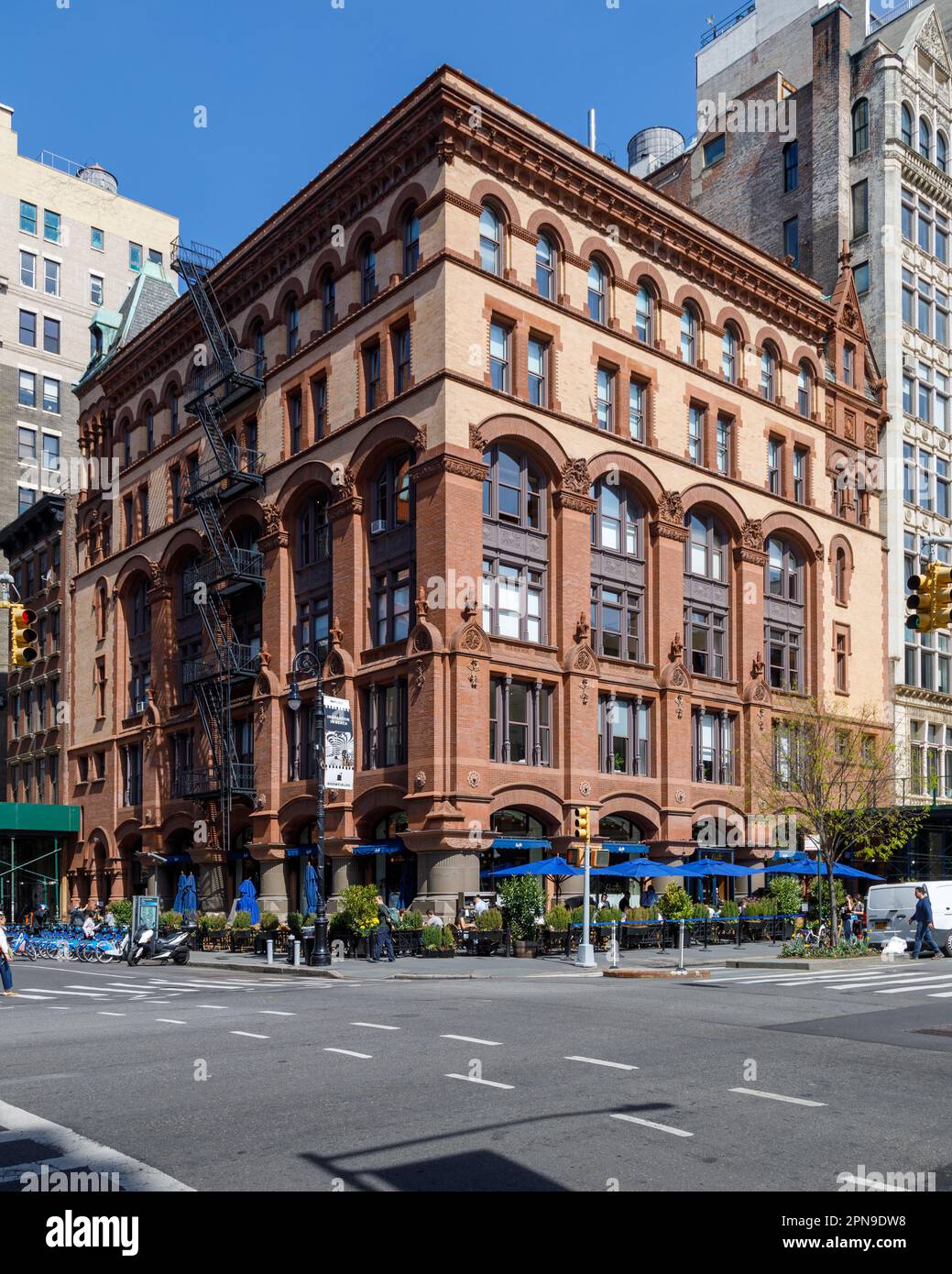 Le bâtiment Schermerhorn dans l'East Village, New York City, États-Unis Banque D'Images