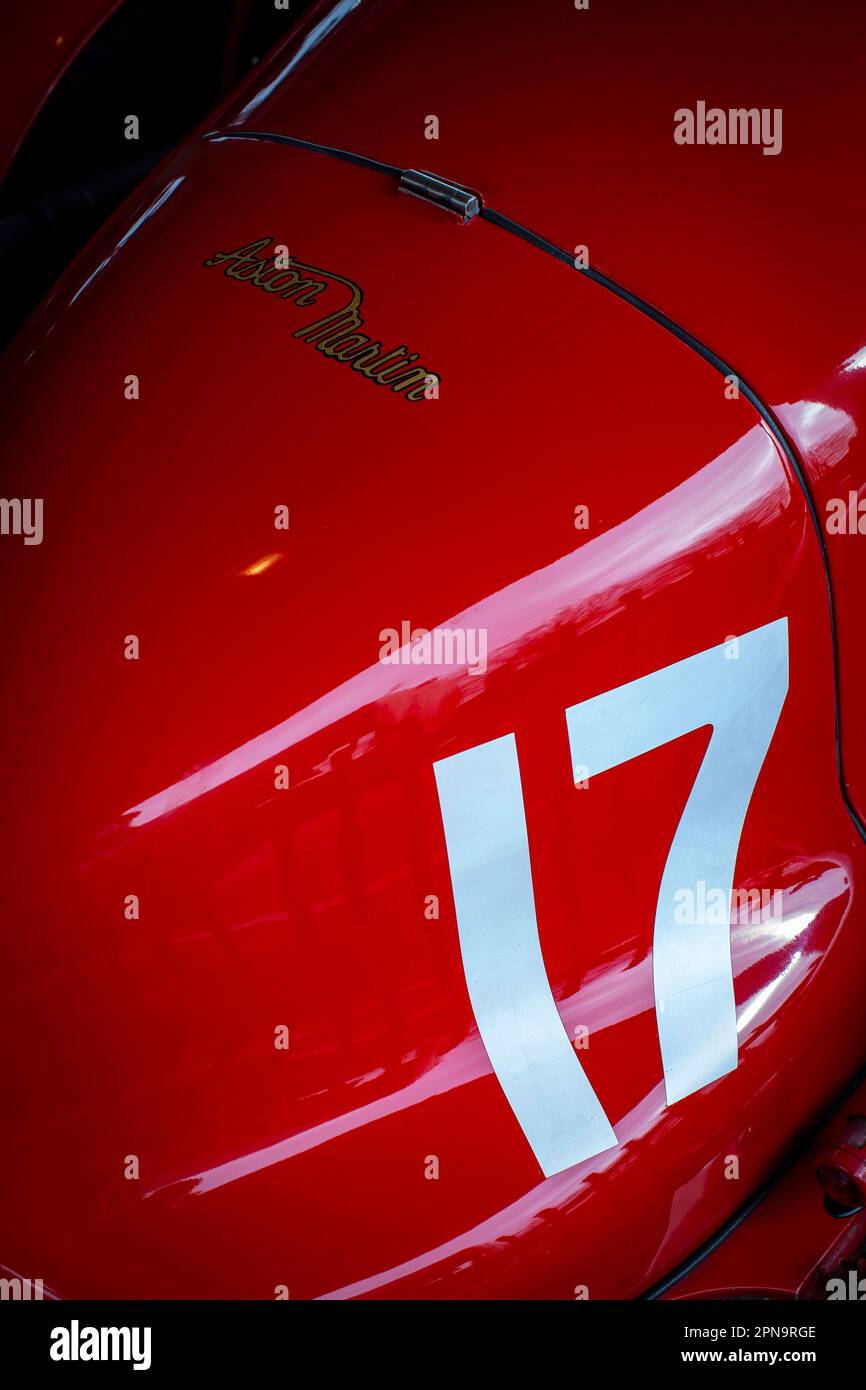 Réunion des membres au circuit automobile de Goodwood à West Sussex, Royaume-Uni. Banque D'Images