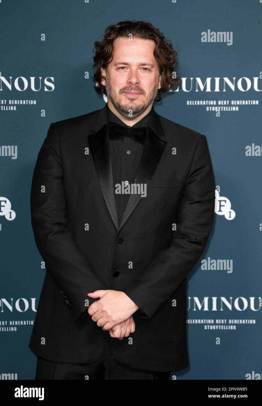 Edgar Wright assiste au gala lumineux du BFI London film Festival au Londoner Hotel de Londres. Banque D'Images